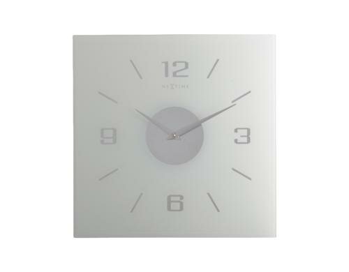 NexTime Wanduhr Frosted Willie 35 x 35 cm