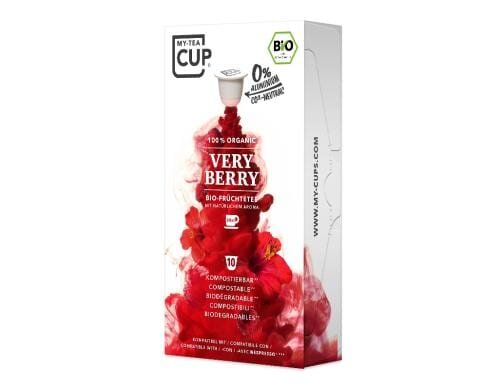 Tee BERRY - Nespresso kompatibel 10 Kapseln, für 180 - 200 ml optimiert