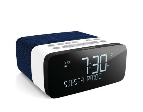 PURE Siesta Rise S, UKW/DAB+ Radio-Wecker Navy Blue, Bluetooth, Wecker und Timer